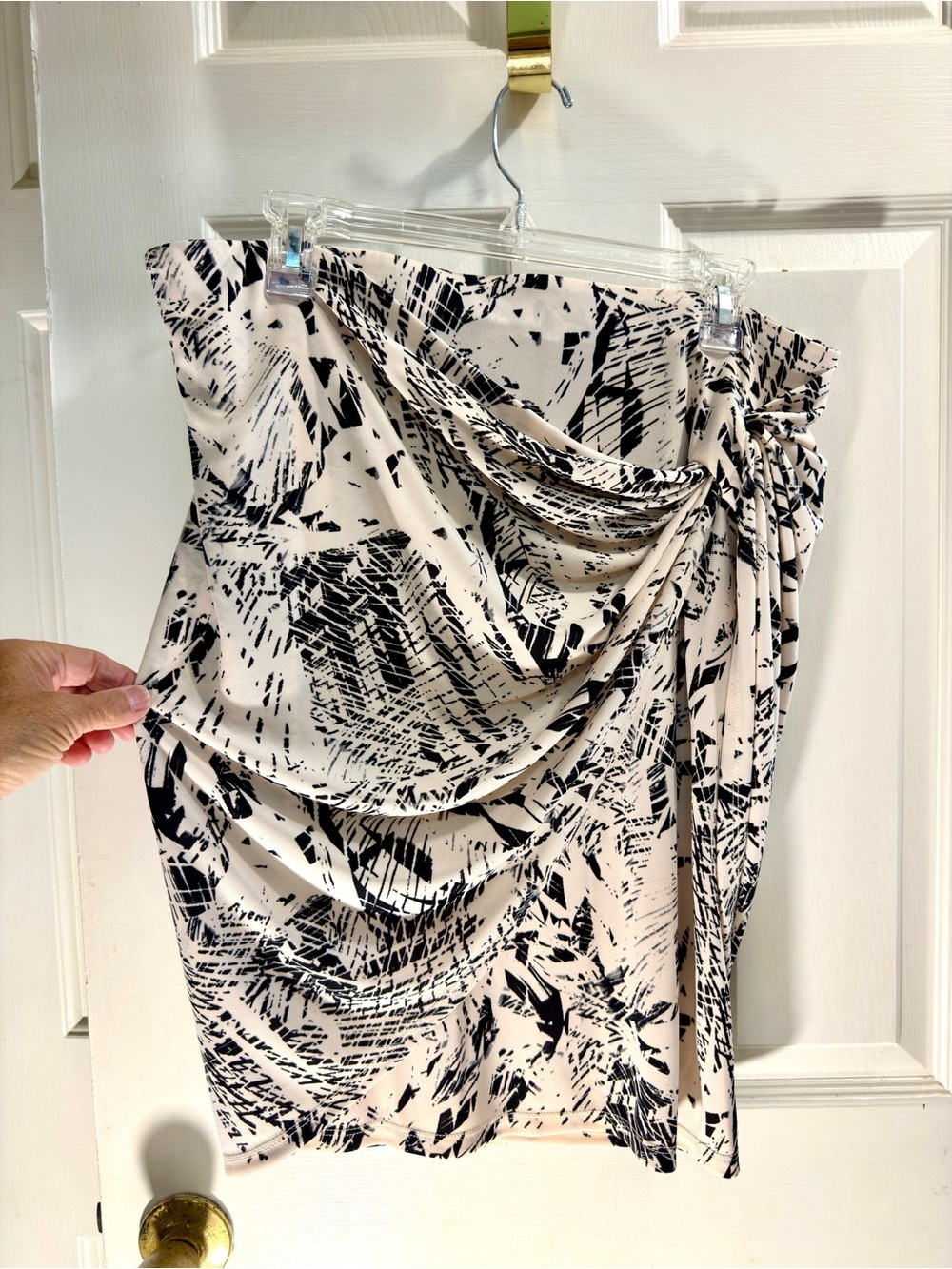 Robert Rodriguez Faux Wrap Pencil Skirt